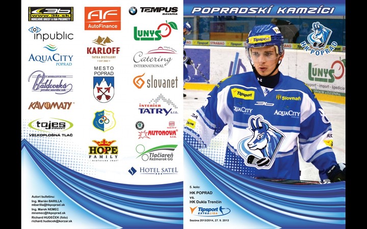 Bulletin Popradskí kamzíci - HK Dukla Trenčín